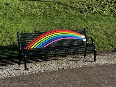 pride bench